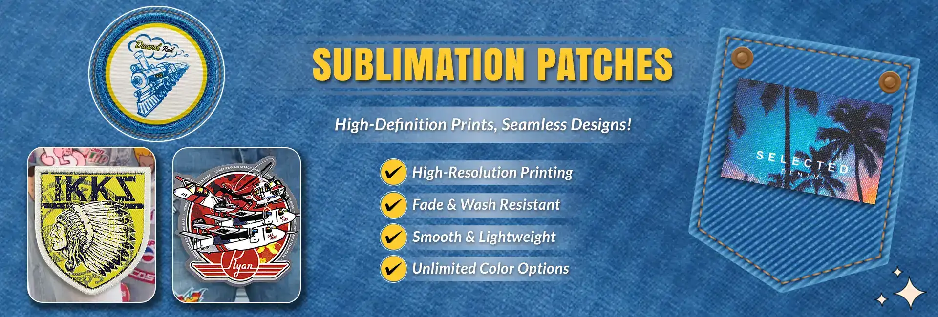 Sublimation Patches Manufacturers in Houston