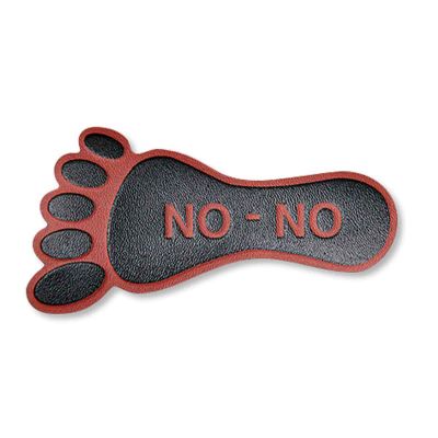 Camo Print NO NO Hash Foot Iron On Patch Manufacturers, Suppliers in Houston