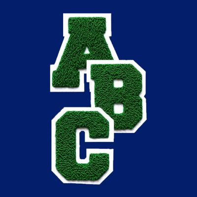 Green and Gold Sports Font Alphabet ABC Set Manufacturers, Suppliers in Houston