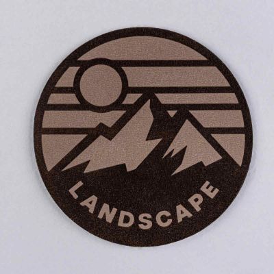 Landscape Genuine Leather Patches Brown Color Manufacturers, Suppliers in Houston