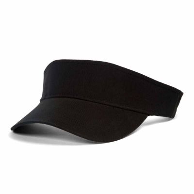 Top Headwear Solid Adjustable Blank Visor Black Color Manufacturers, Suppliers in Houston