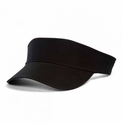 Top Headwear Solid Adjustable Blank Visor Black Color Manufacturers, Suppliers in Gulfport, Mississippi